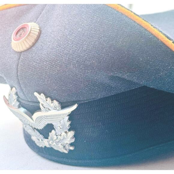 Vintage 1975 German Officer Cap – Carl Isken Köln – Size 57 - Picture 2 of 6